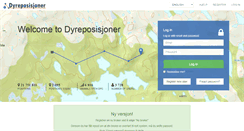 Desktop Screenshot of dyreposisjoner.no